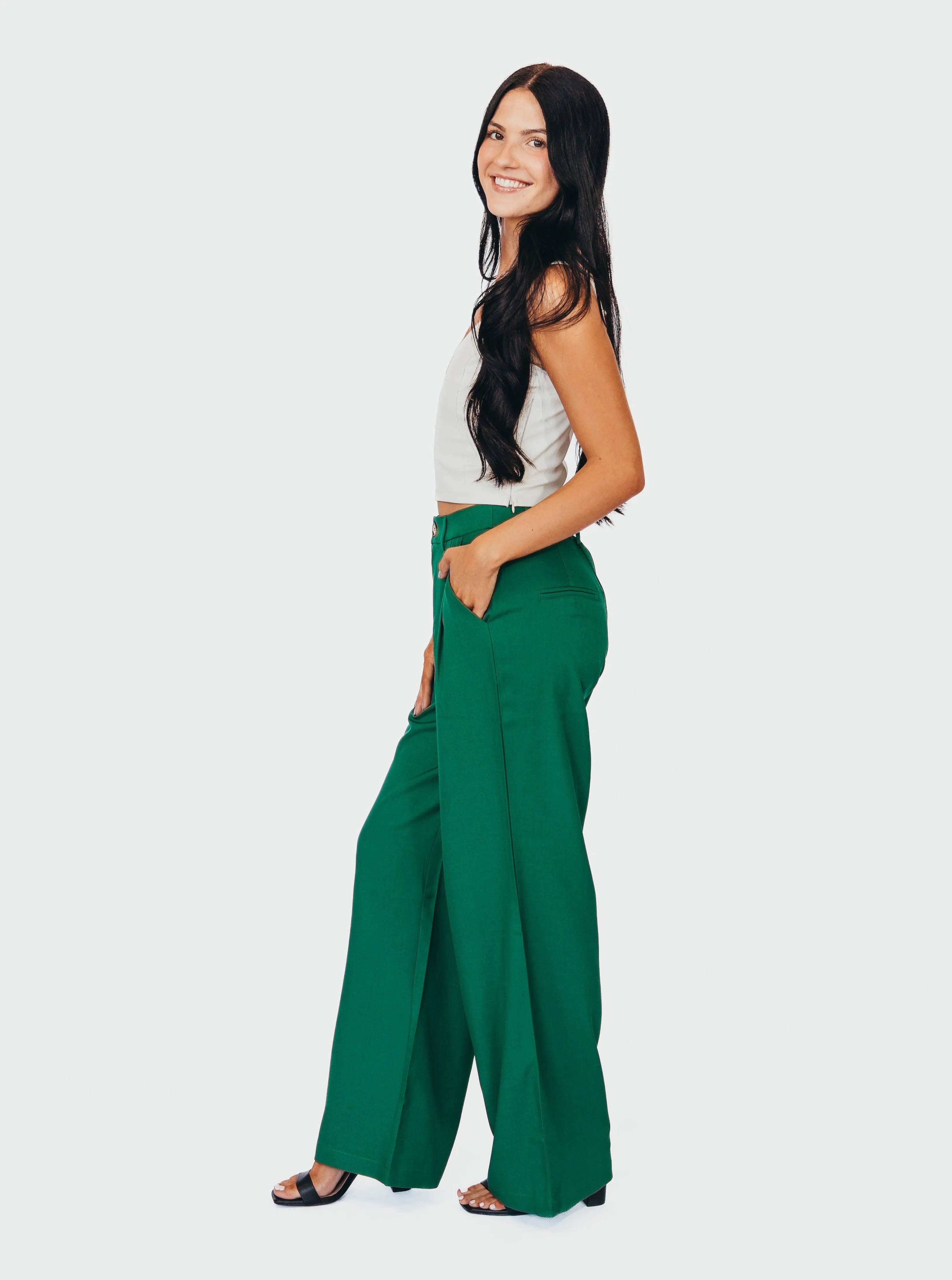 Lily Faux Leather Top- Final Sale