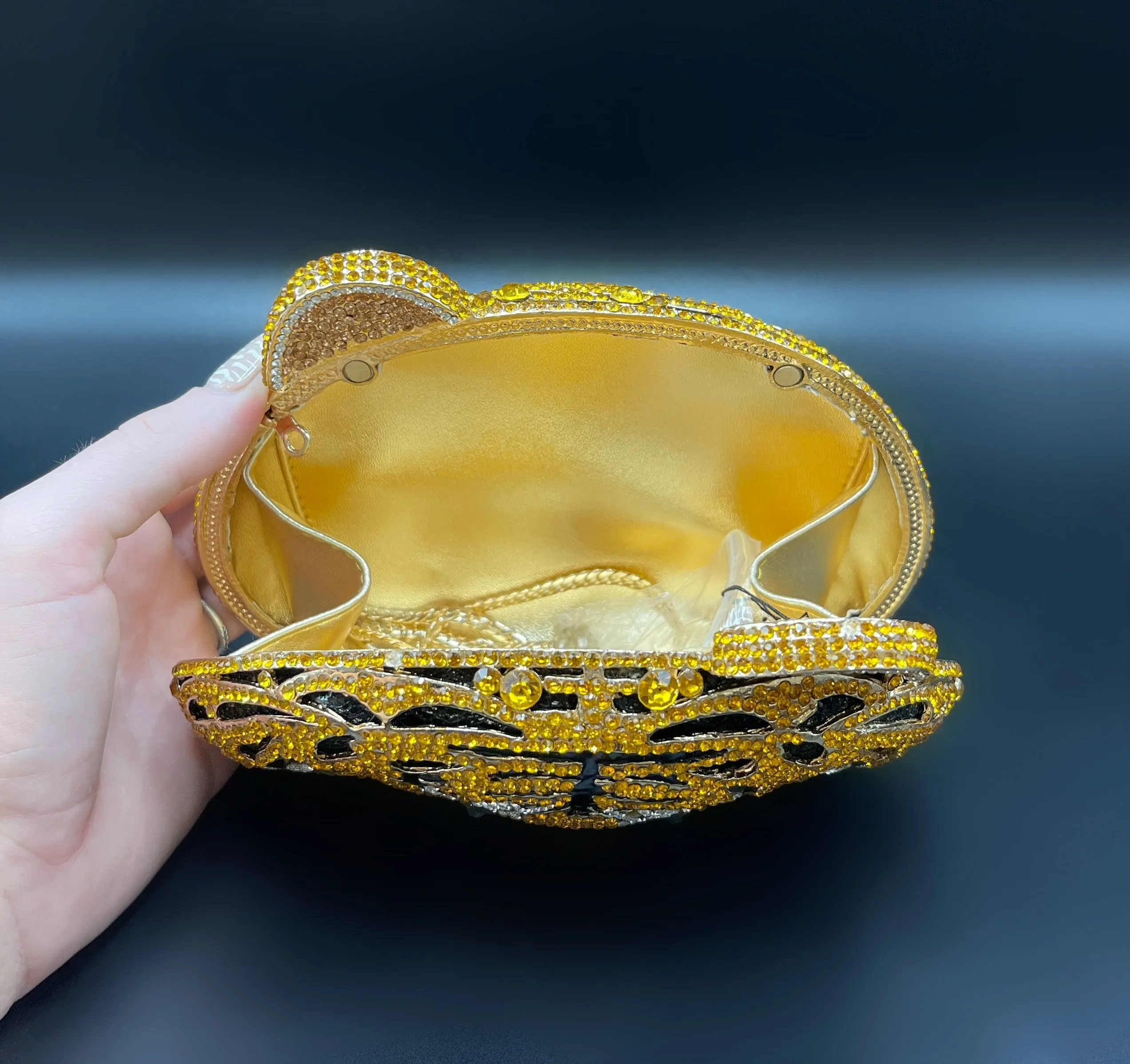 Lioness Gold Clutch