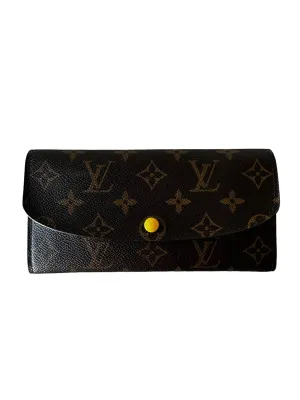 Louis Vuitton Monogram Emilie Wallet Mimosa