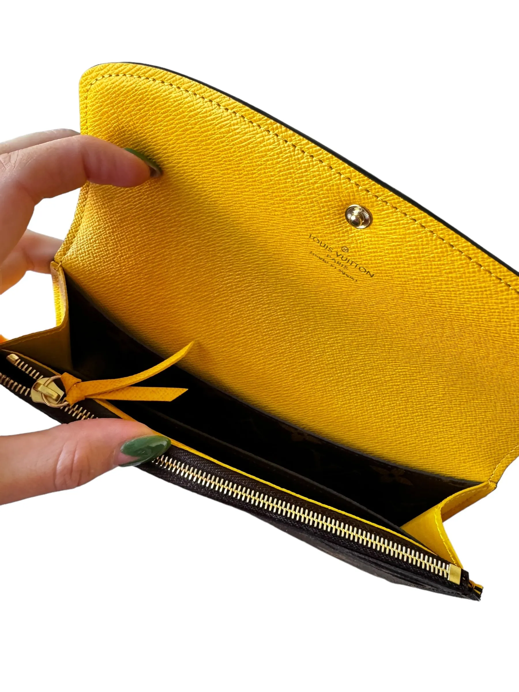 Louis Vuitton Monogram Emilie Wallet Mimosa