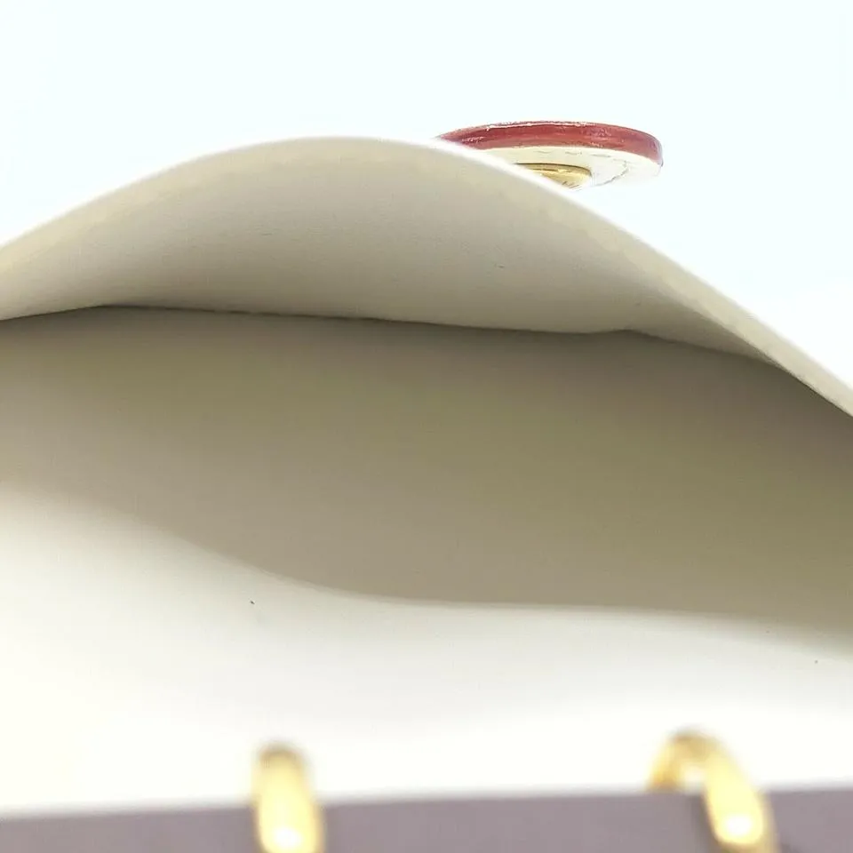 Louis Vuitton White Suhali Leather Small Ring Agenda PM Diary Cover 863193