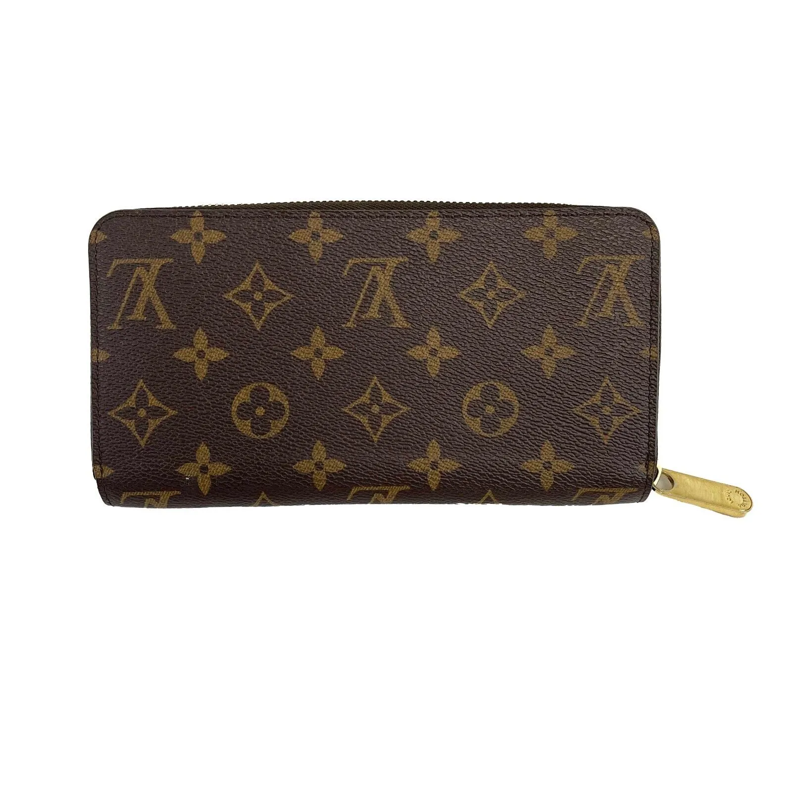 Louis Vuitton - Zippy Monogram - Brown / Tan Canvas Wallet FULL KIT