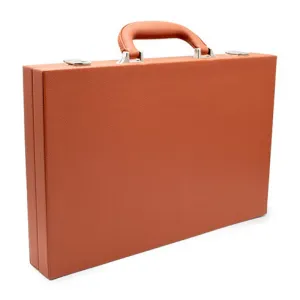 LPG Classics Leather Backgammon Set - Brown