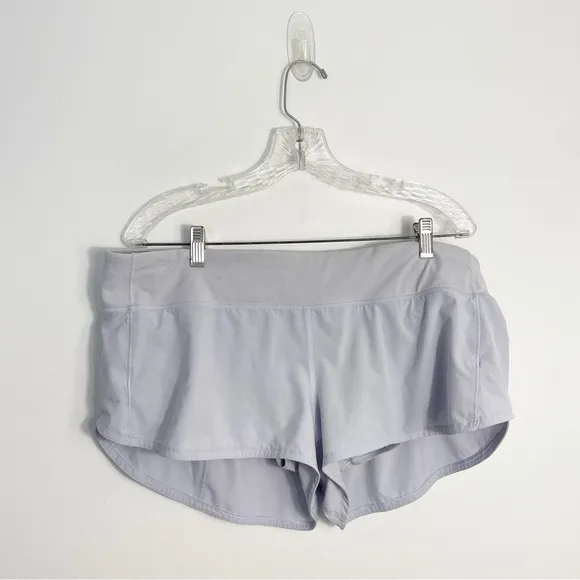 Lululemon Speed Up Shorts Lined Low Rise Size 14R