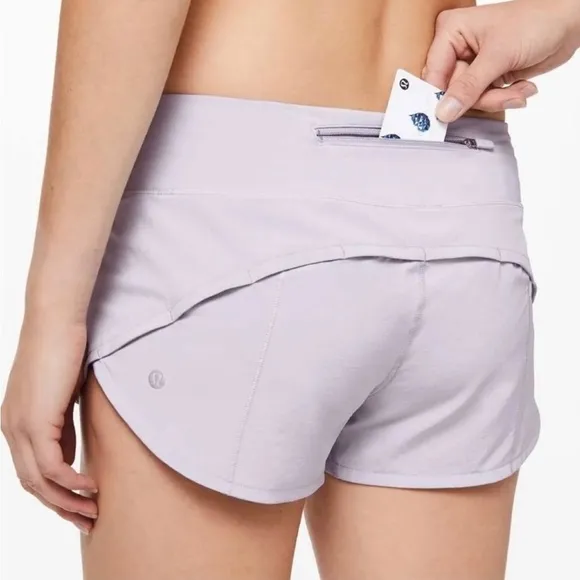 Lululemon Speed Up Shorts Lined Low Rise Size 14R
