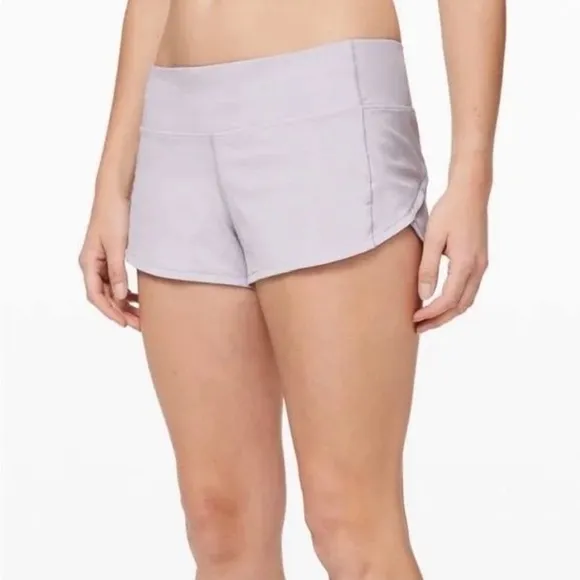 Lululemon Speed Up Shorts Lined Low Rise Size 14R