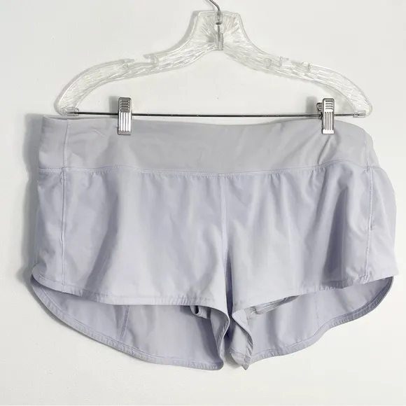 Lululemon Speed Up Shorts Lined Low Rise Size 14R