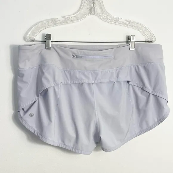 Lululemon Speed Up Shorts Lined Low Rise Size 14R