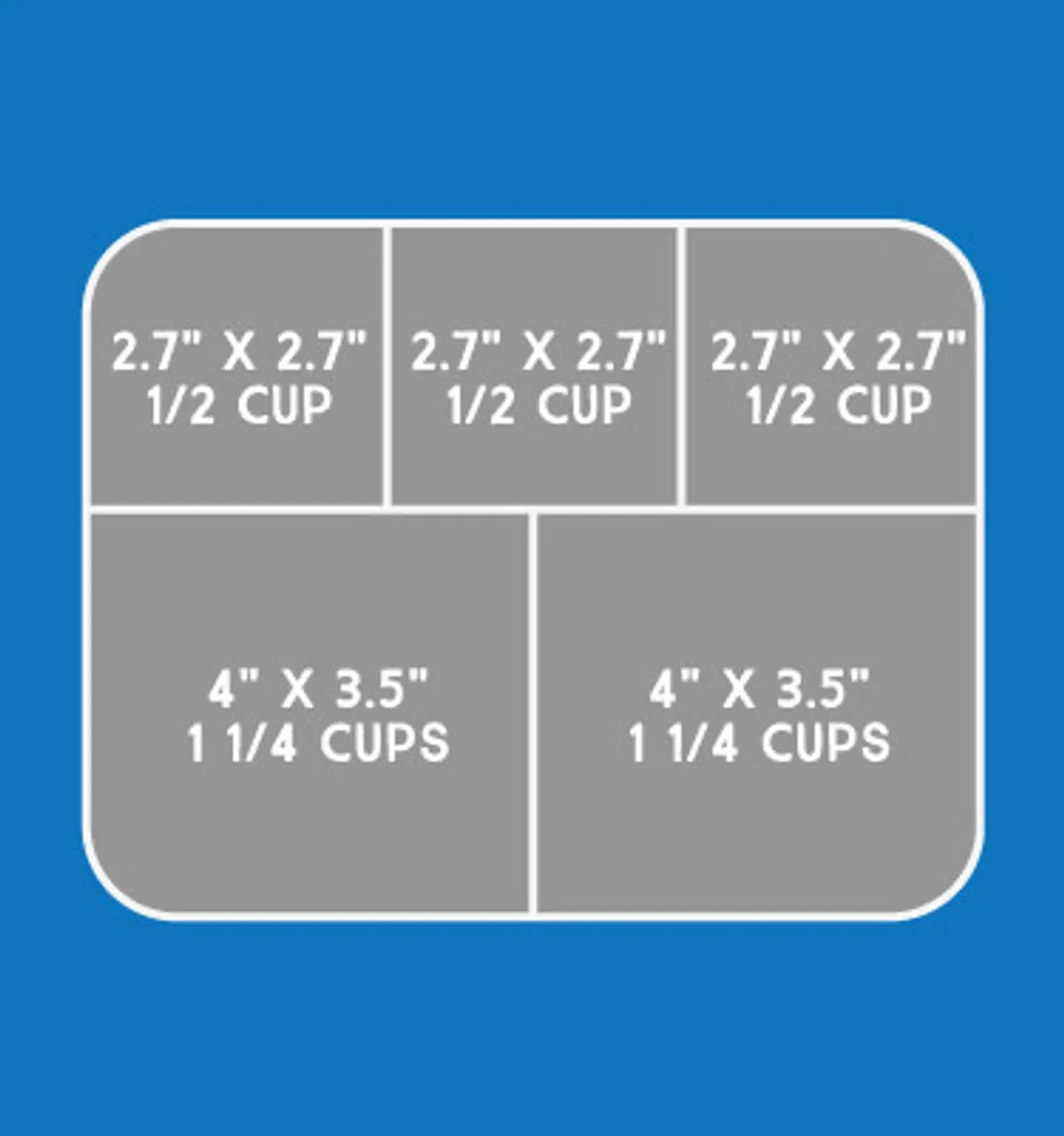 LunchBots Cinco Stainless Steel 5 Compartment Bento Box