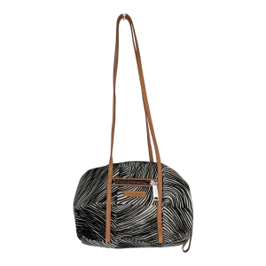 Marimekko gunnel bag, black and white | onesize