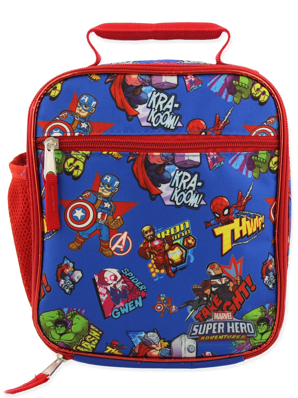 Marvel Super Hero Adventures Avengers Boys Soft Insulated School Lunch Box