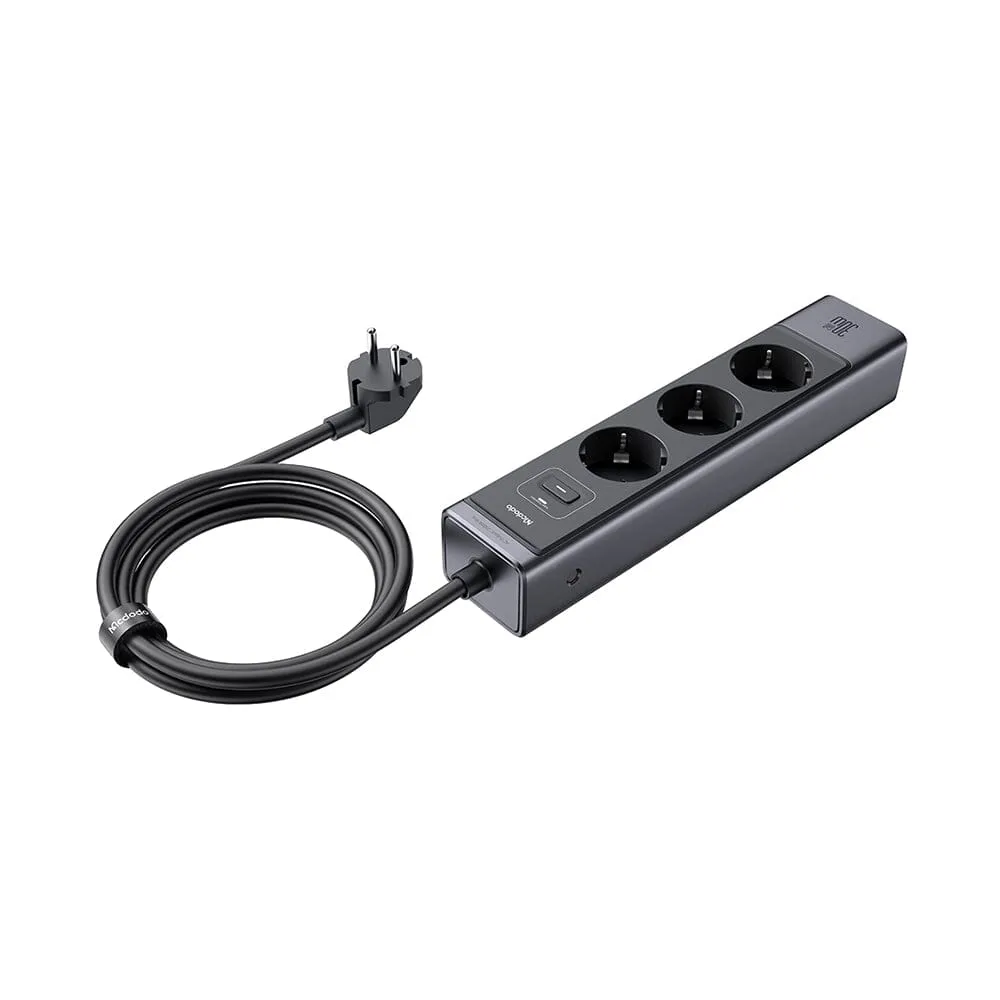Mcdodo 6-in-1 30W GaN Surge Protection Power Strip