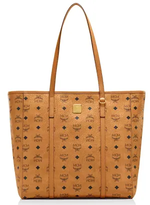 MCM Toni Shopper-MWPAATN03- Cognac- Medium