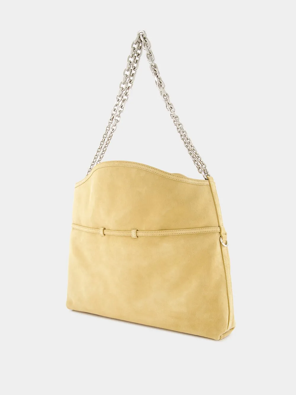 Medium Voyou Suede Chain Bag