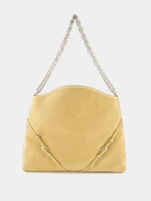 Medium Voyou Suede Chain Bag