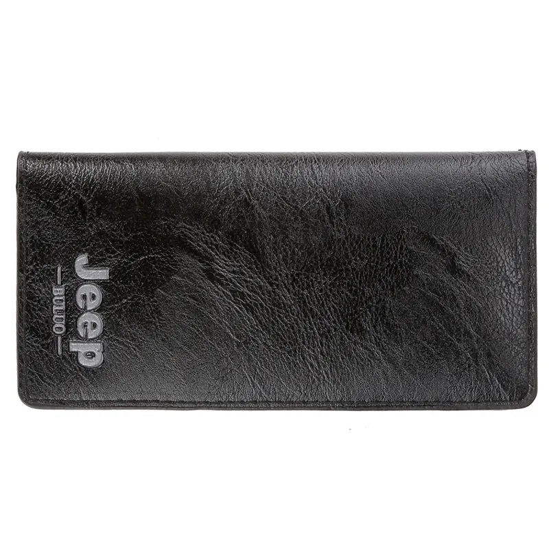Men's Business Texture Long Multiple Slots Multi Bags