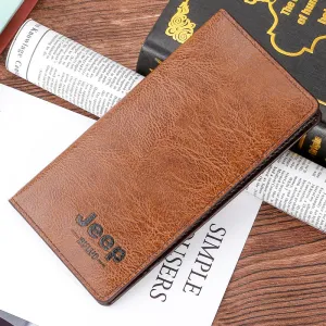 Men's Business Texture Long Multiple Slots Multi Bags
