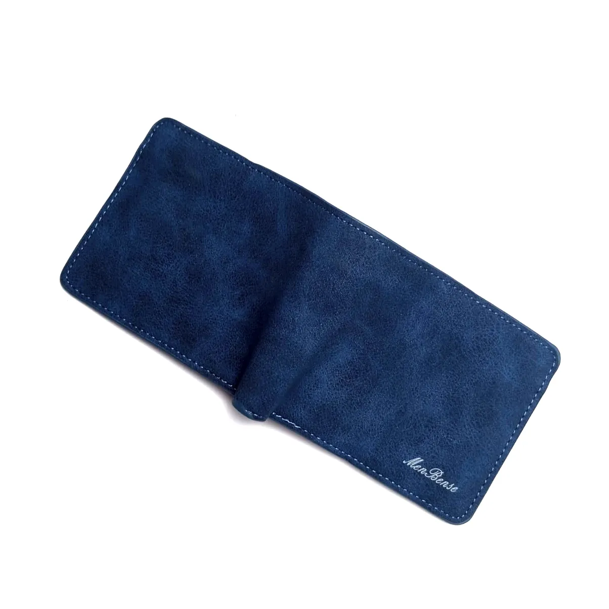 Mens Retro Frosted Two-fold Vertical Wallet