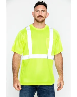 Men's Short Sleeve Reflective Work Tee - Big & Tall