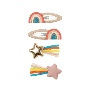 Mimi & Lula 4 Pack Hair Clips - Over the Rainbow
