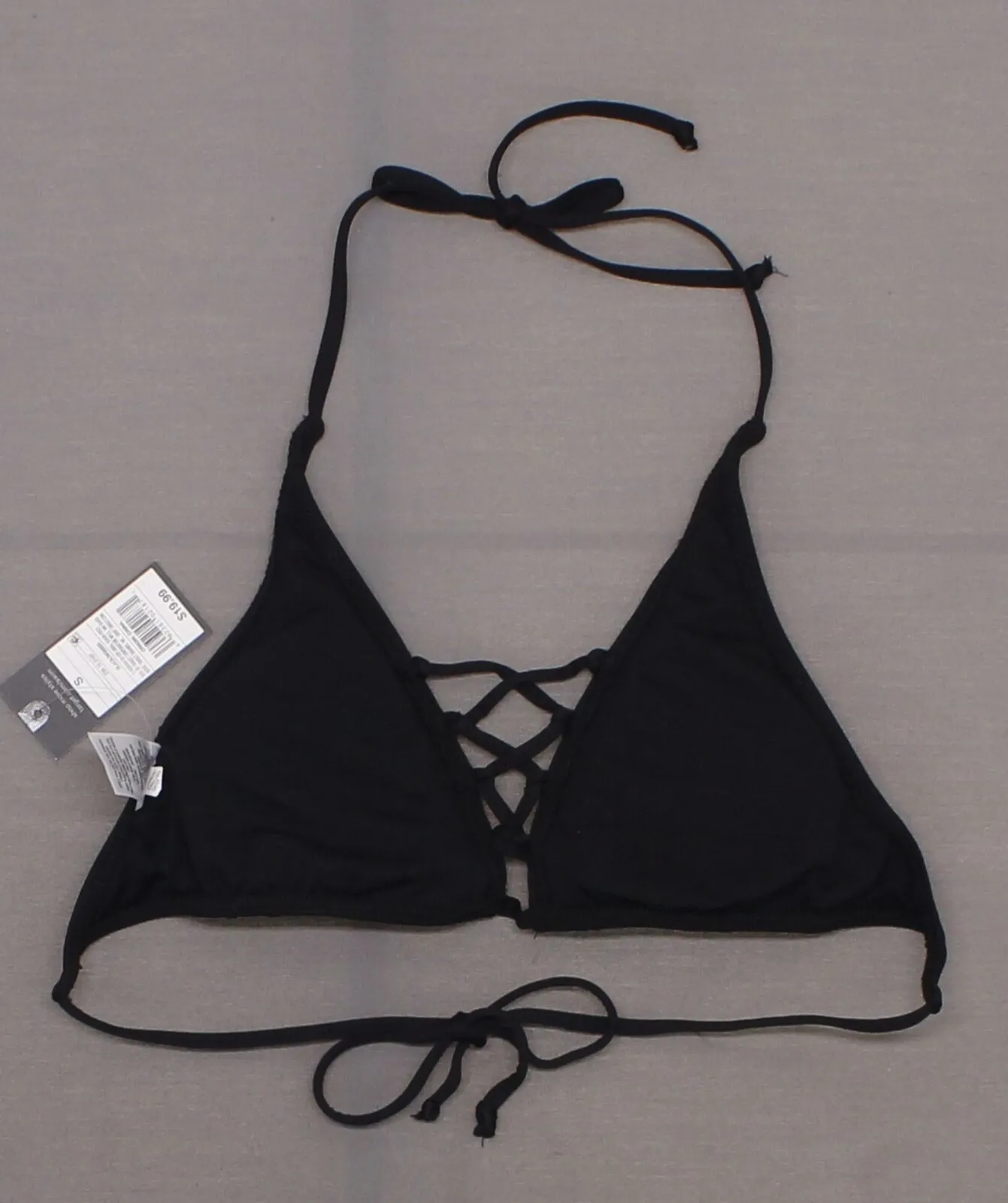 Mossimo Women's Strappy High Neck Halter Bikini Top