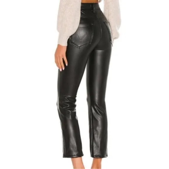 MOTHER The Insider Ankle in Faux Show Black size 30Style No. 1327-771High rise