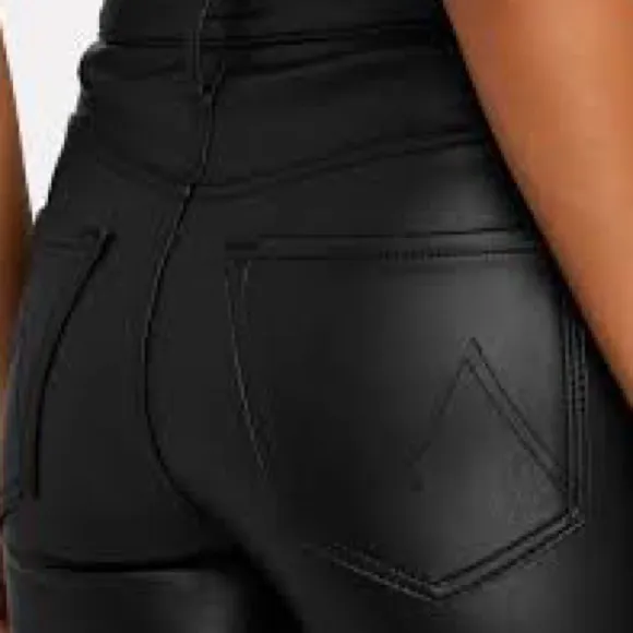 MOTHER The Insider Ankle in Faux Show Black size 30Style No. 1327-771High rise