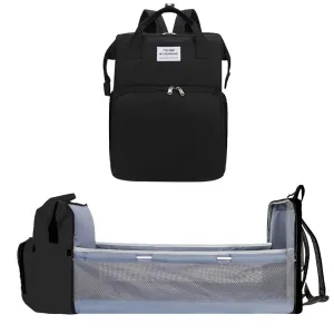 Multifunctional Baby Bag with Folding Changing Bed