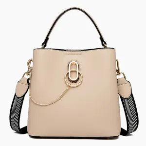 Multifunctional soft leather diagonal bag
