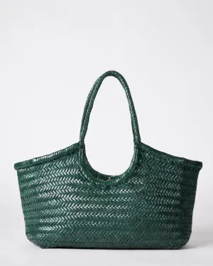 nantucket basket big - forest leather