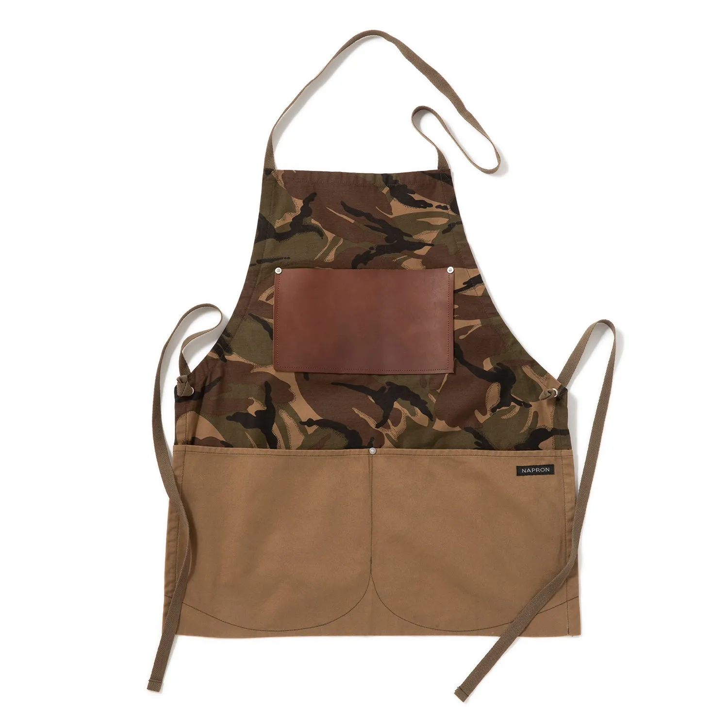 NAPRON | ナプロン　LEATHER POCKET APRON