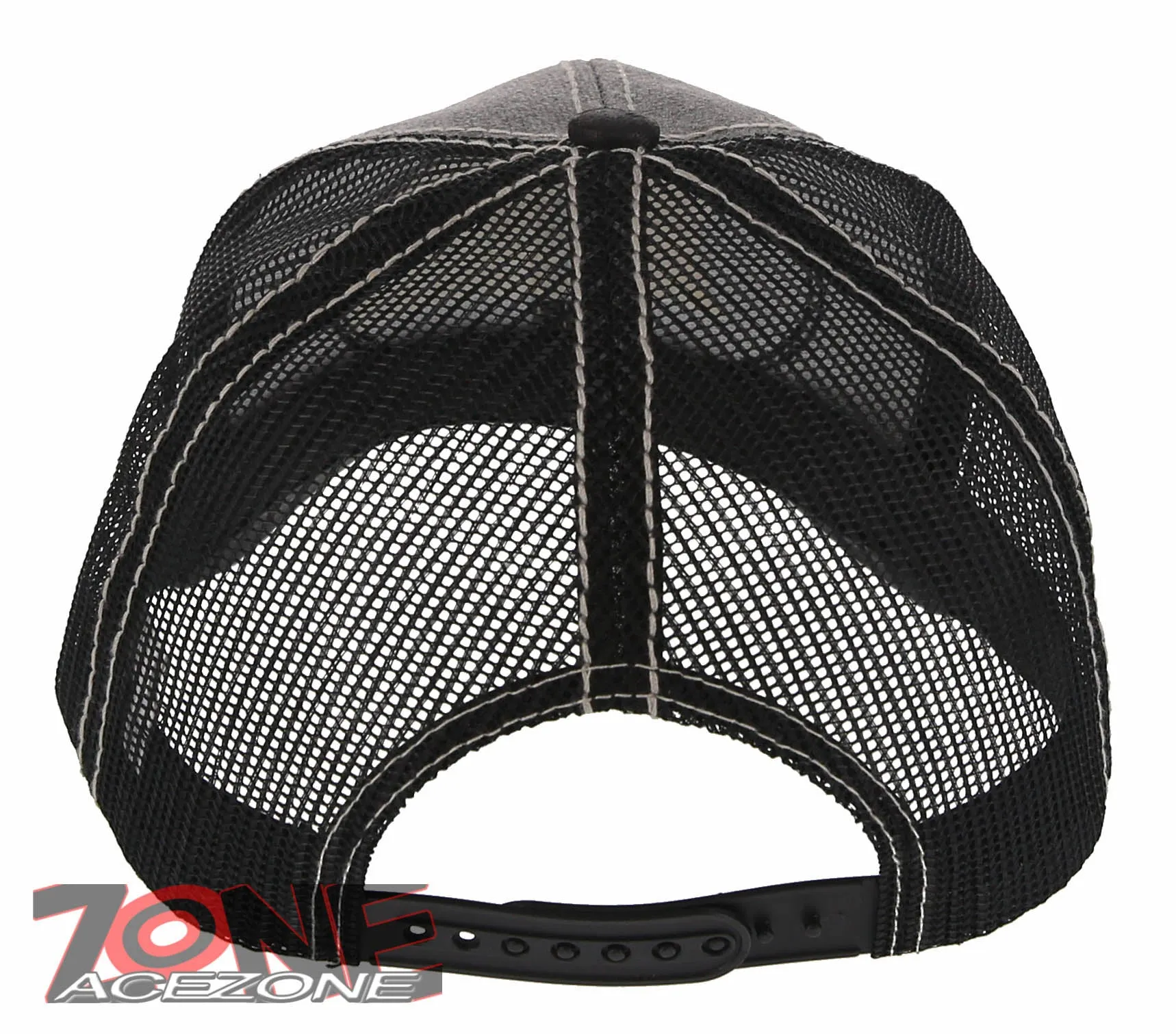 NEW! COW SKULL BULL HEAD RODEO HORSE SHOE STAR TRUCKER BALL CAP HAT GRAY BLACK