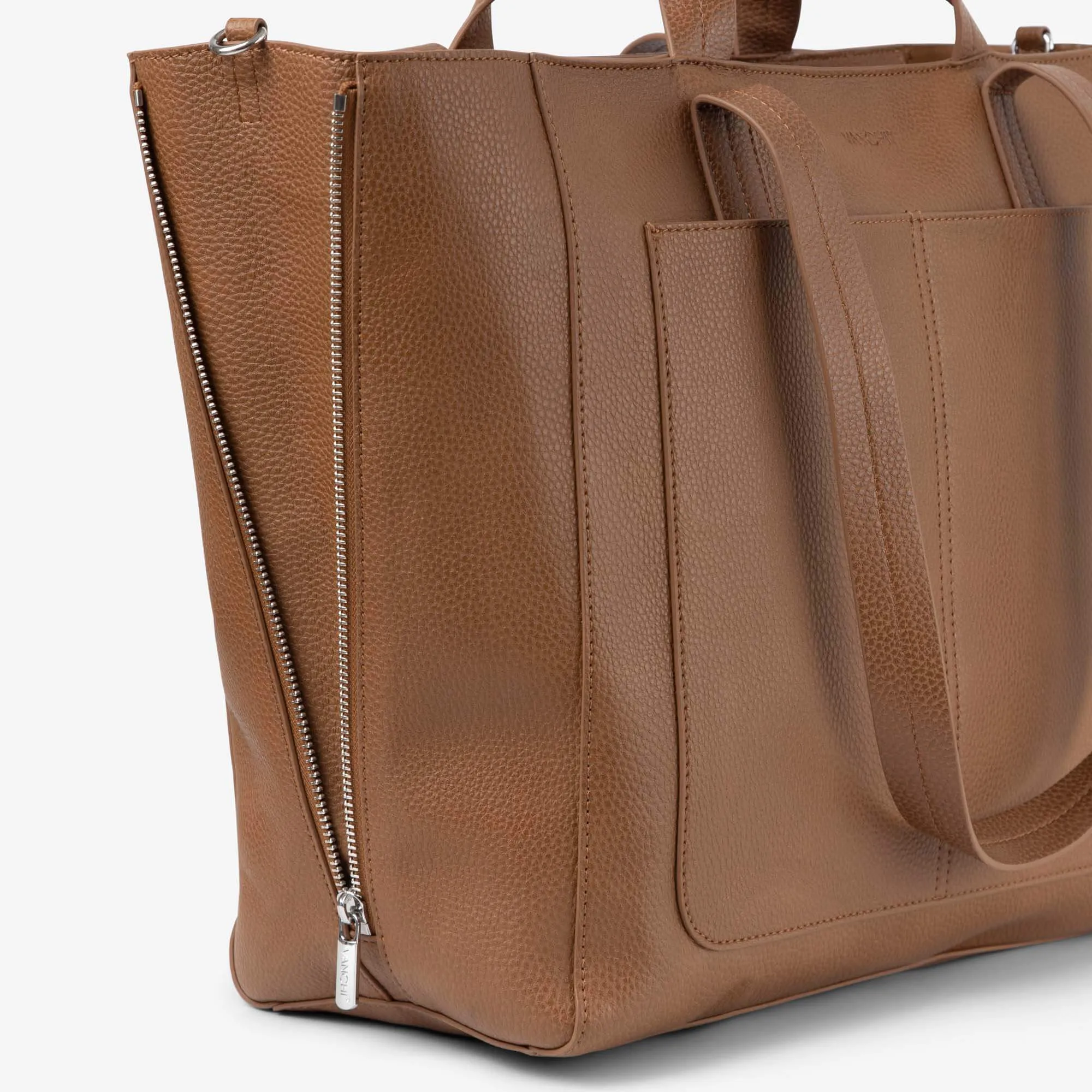 NEW Ida Tote   Organiser (Vegan) Tan