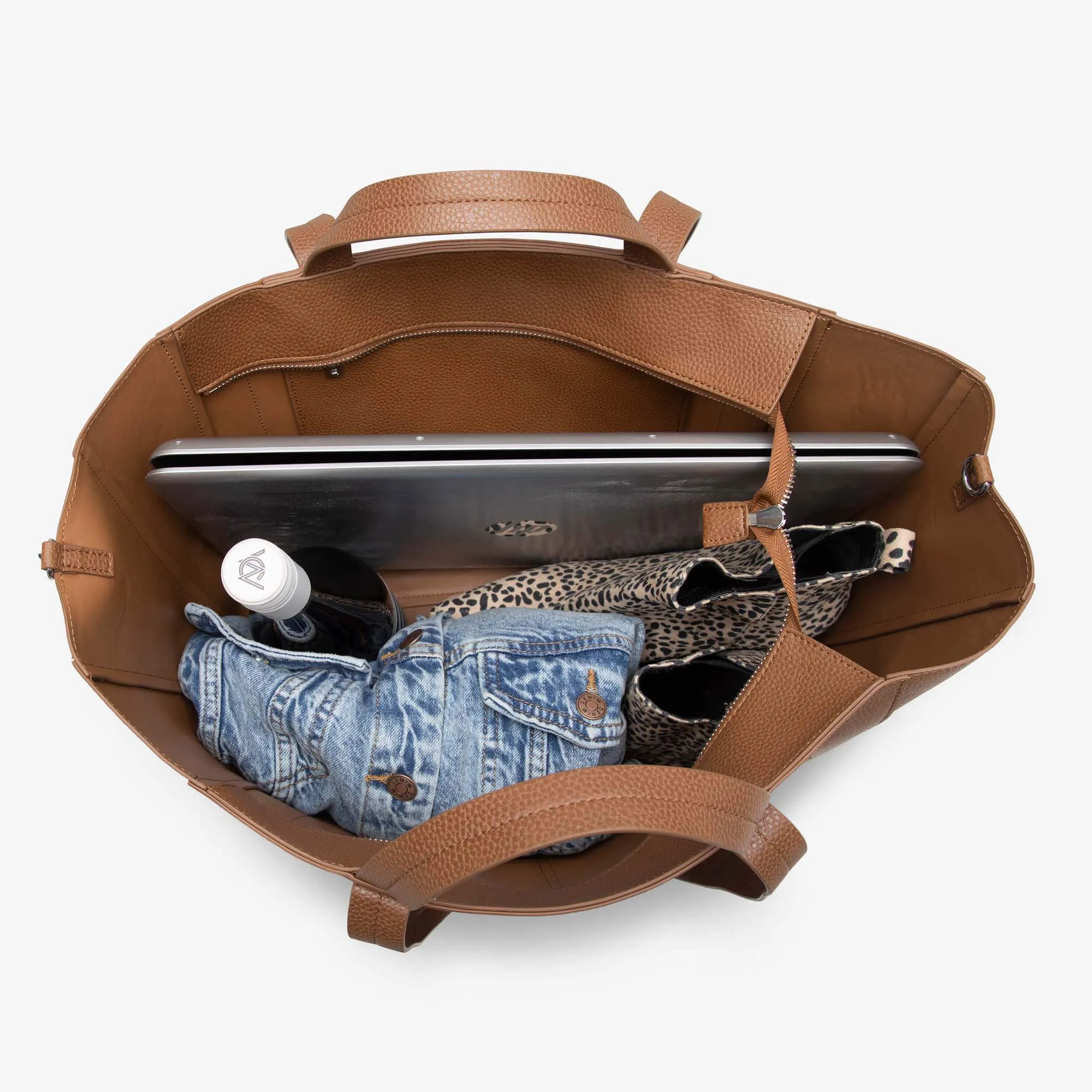 NEW Ida Tote   Organiser (Vegan) Tan