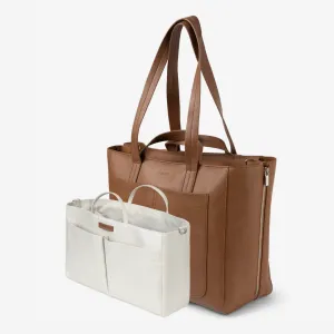 NEW Ida Tote   Organiser (Vegan) Tan