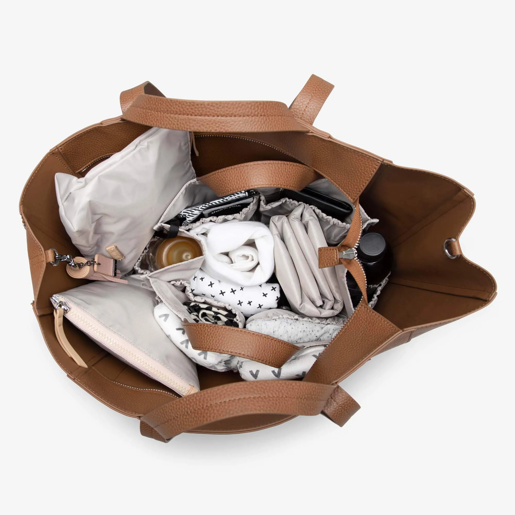 NEW Ida Tote   Organiser (Vegan) Tan