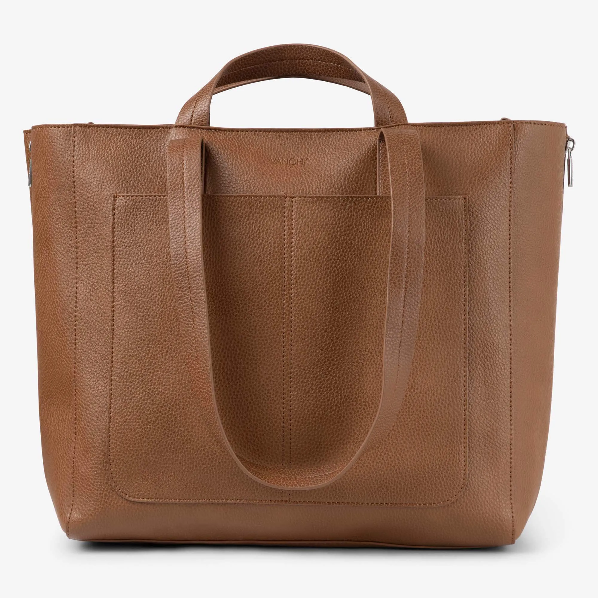 NEW Ida Tote   Organiser (Vegan) Tan