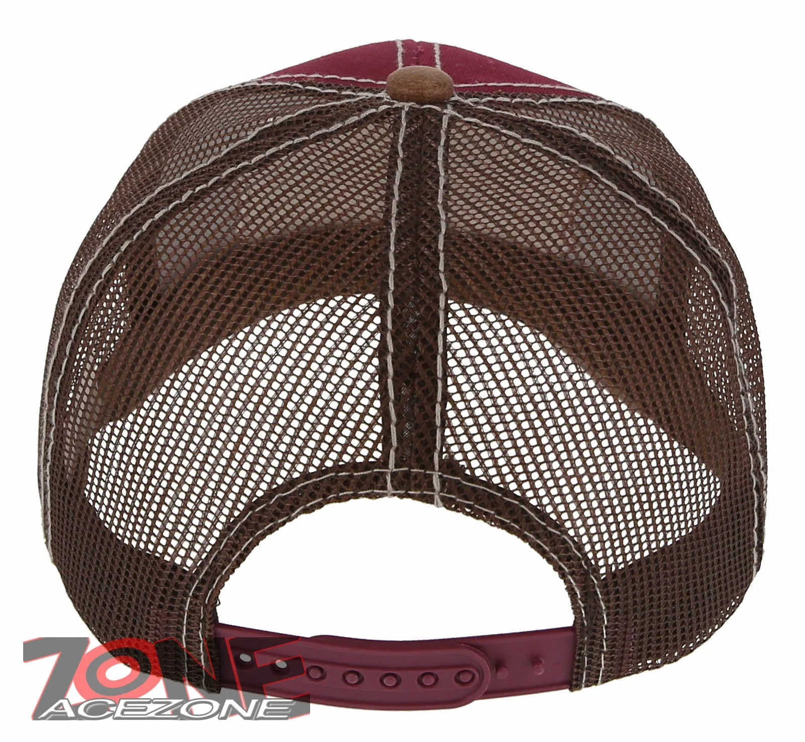 NEW! MEXICAN EAGLE PRIDE AZTEC BIRD TRUCKER SNAPBACK BASEBALL CAP HAT BURGUNDY