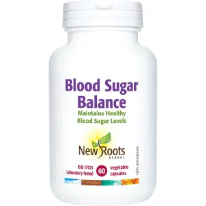 New Roots Blood Sugar Balance 60 Vegetable Capsules