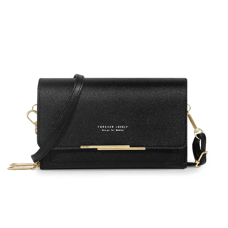 New Women Pu Leather Handbags Female Multifunctional Large Capacity Shoulder bags Fashion Crossbody Bags For Ladies Phone Purse