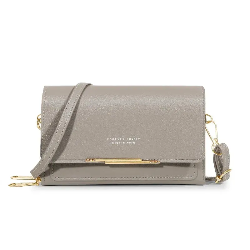 New Women Pu Leather Handbags Female Multifunctional Large Capacity Shoulder bags Fashion Crossbody Bags For Ladies Phone Purse