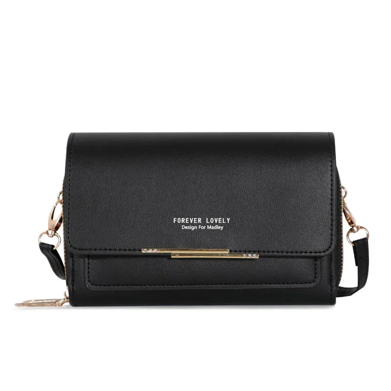 New Women Pu Leather Handbags Female Multifunctional Large Capacity Shoulder bags Fashion Crossbody Bags For Ladies Phone Purse