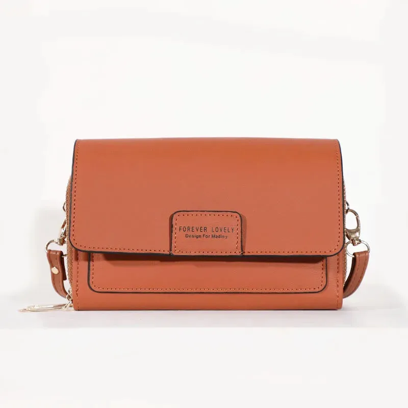 New Women Pu Leather Handbags Female Multifunctional Large Capacity Shoulder bags Fashion Crossbody Bags For Ladies Phone Purse