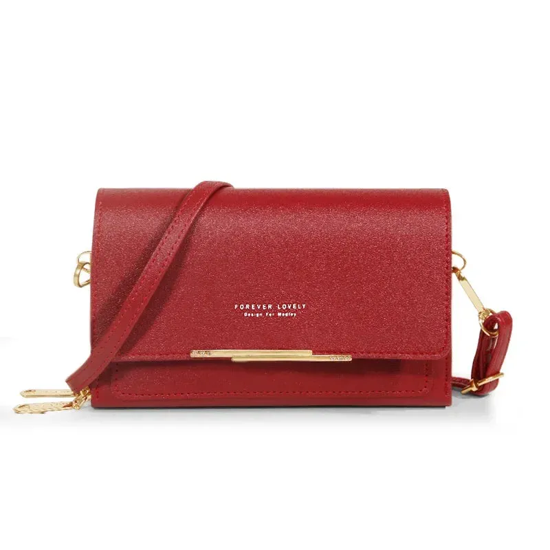 New Women Pu Leather Handbags Female Multifunctional Large Capacity Shoulder bags Fashion Crossbody Bags For Ladies Phone Purse