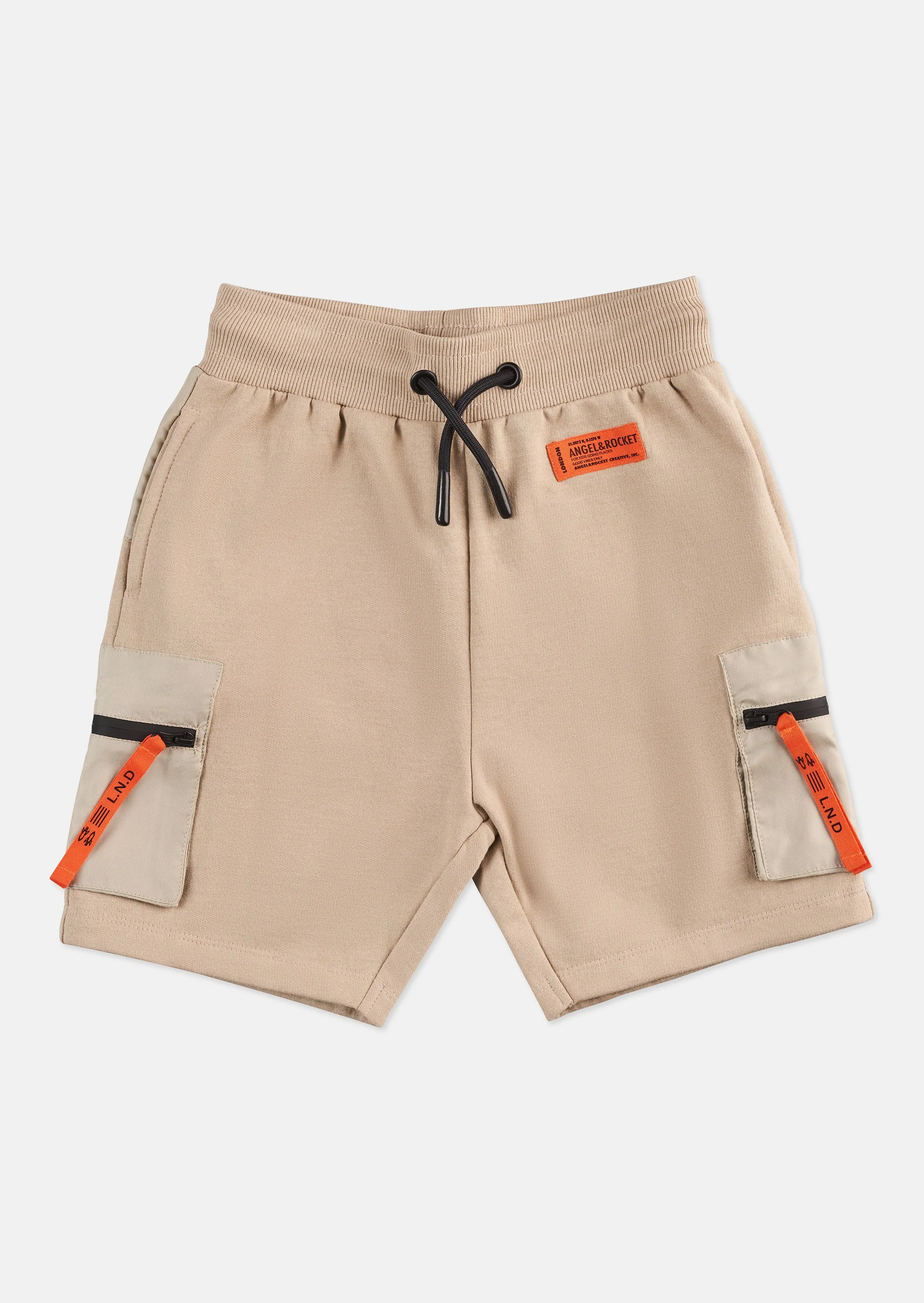 Niko Nylon Pocket Short - Stone