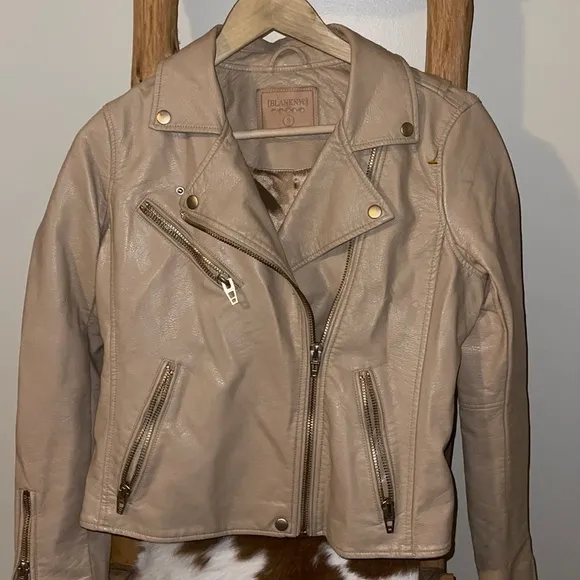 NWOT Blank NYC Faux Leather Motorcycle Jacket