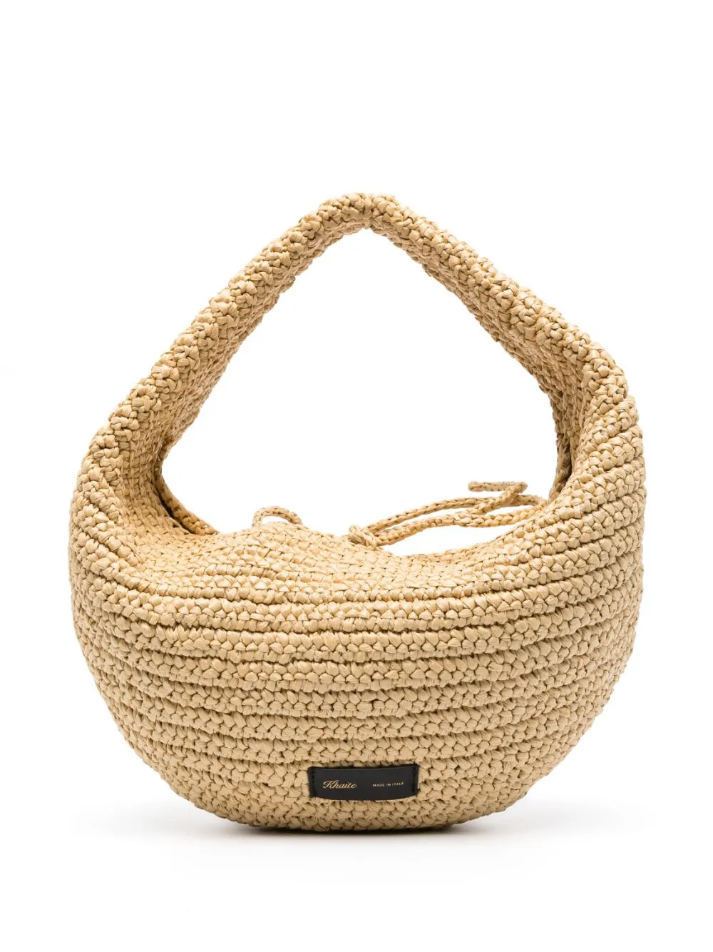 Olivia medium rafia hobo bag