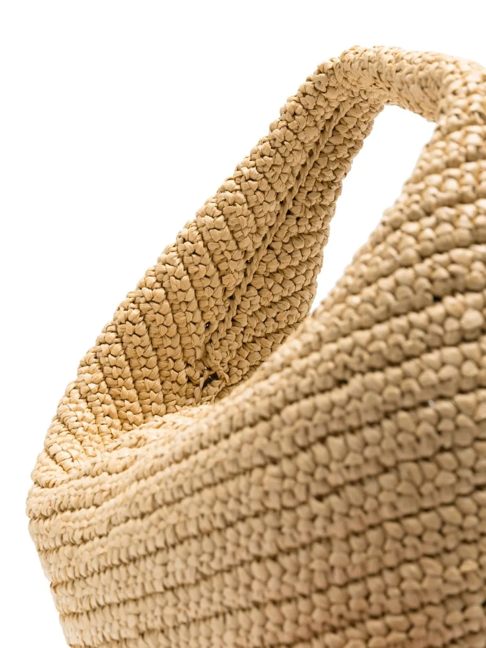 Olivia medium rafia hobo bag