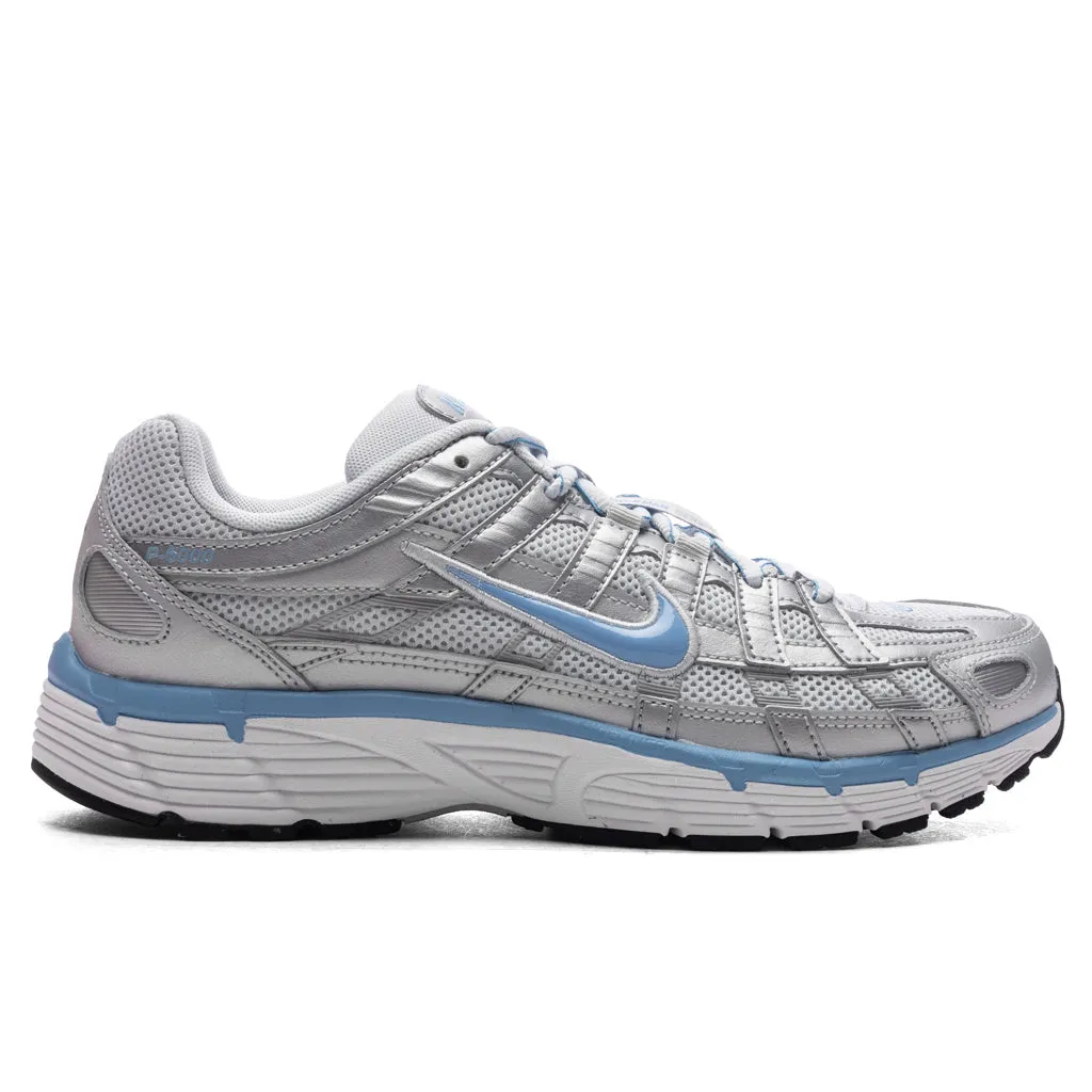 P-6000 - Metallic Platinum/University Blue