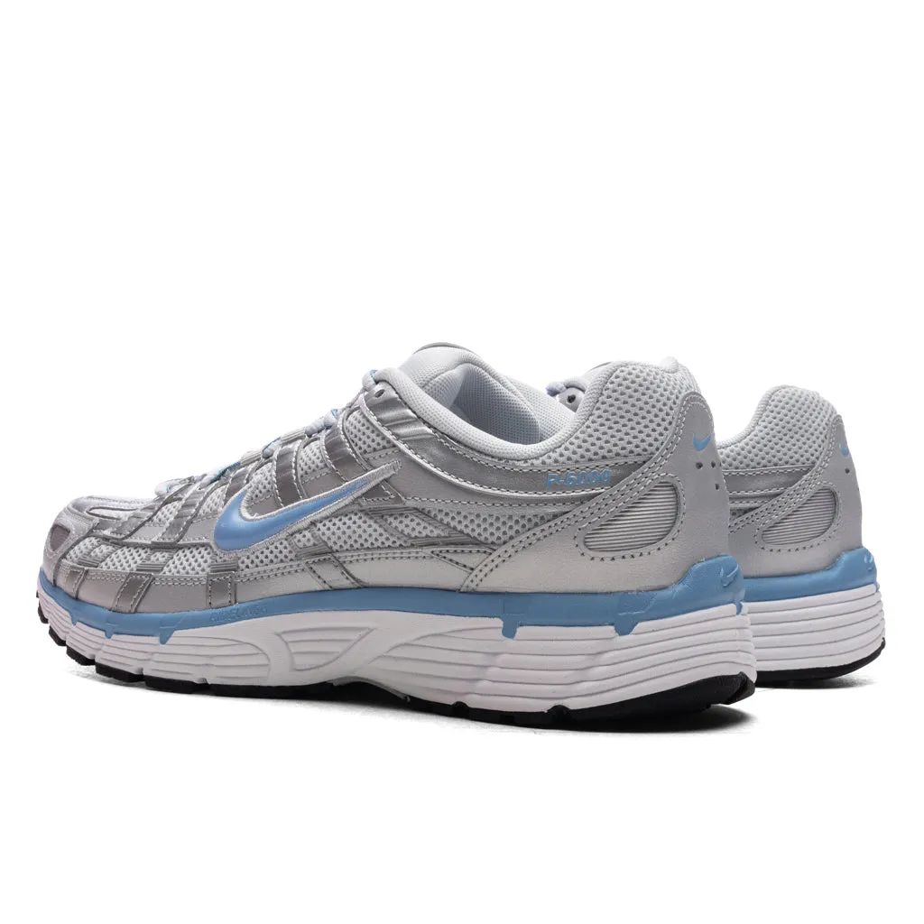P-6000 - Metallic Platinum/University Blue